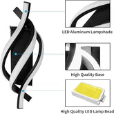 22W Black Modern LED Indoor Wall Lamps